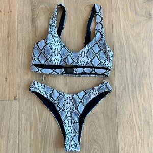 Snakeskin Bikini Set